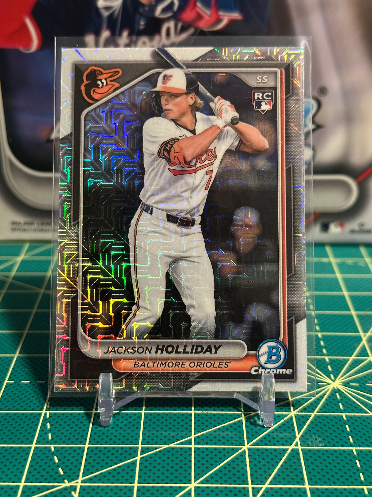 2024 Bowman Chrome Jackson Holliday #26 Baltimore Orioles MOJO REFRACTOR