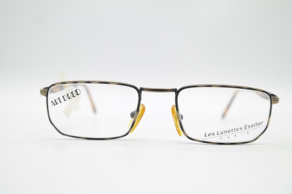 Essilor Luxottica Marchi Vintage Essilor 182182 Ottone Nero Braun