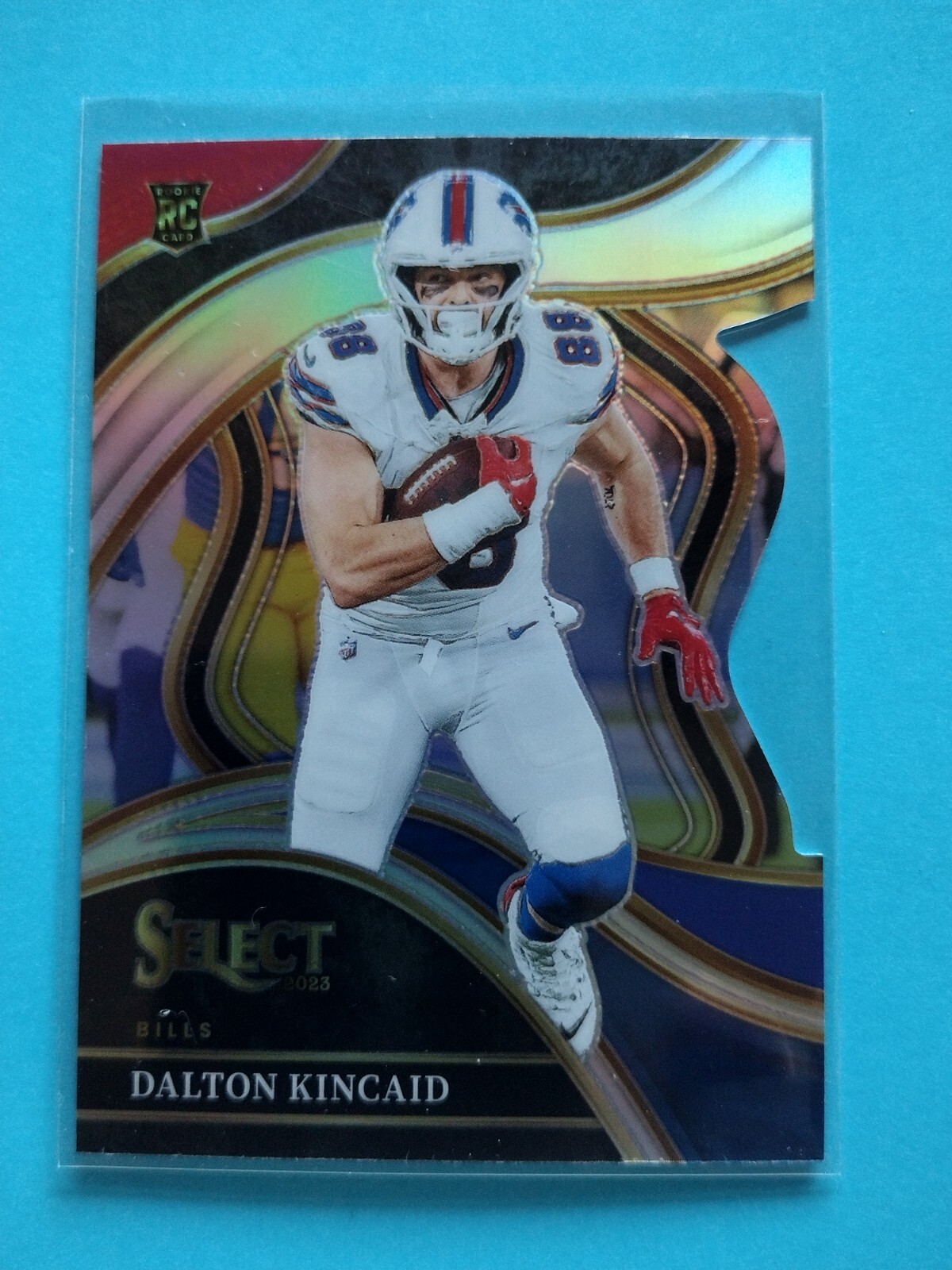 2023 Select Dalton Kincaid RC #281 Black Red Club Level Die Cut Prizm Bills