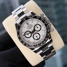 Rolex Daytona 126500LN 2024 Unworn Panda White Dial Stainless Steel Full Set