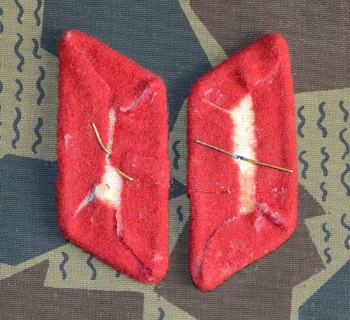 Ejército Búlgaro Tropas Internas Gendarmería Collar Pestañas Pin Insignias Par - Imagen 2 de 3