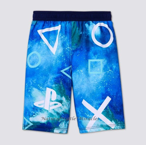 PlayStation Swim Trunks Rash Guard Shirt Swimsuit Set Boy's Size 4 5 6 7 NWT NEW - Picture 5 of 5