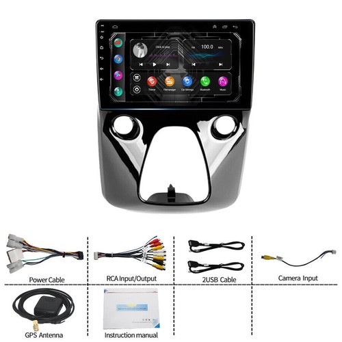 Unidad principal CarPlay navegación por satélite Bluetooth Android 13 GPS para Peugeot 108 2014-2021+cámara - Imagen 5 de 21