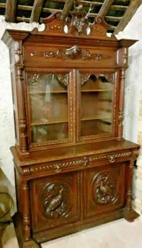 Meubles de rangement du XIXe siècle vaisselier, buffet vitré, de France