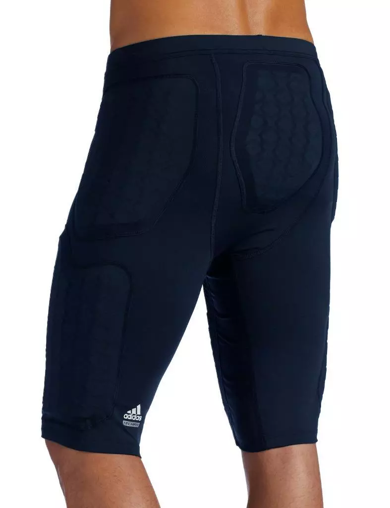 NWT Adidas Techfit CLIMACOOL Men's 5-Pad Padded Compression Shorts - Navy