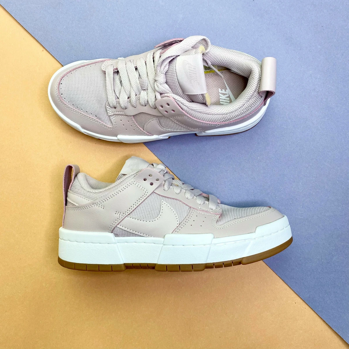 Nike Dunk Low Disrupt Womens Trainers Dusty Pink UK 7.5 EUR 42 US