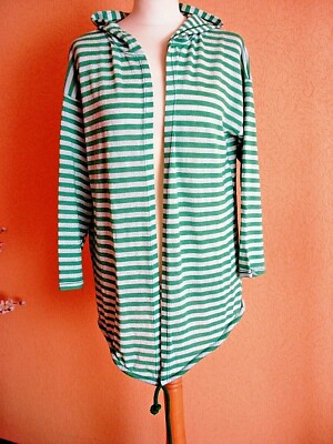 Dünne Kapuzen-Strickjacke,Cardigan v.Gina Laura,Gr.M,40/42/44? 3/4 Arm,Neu J5