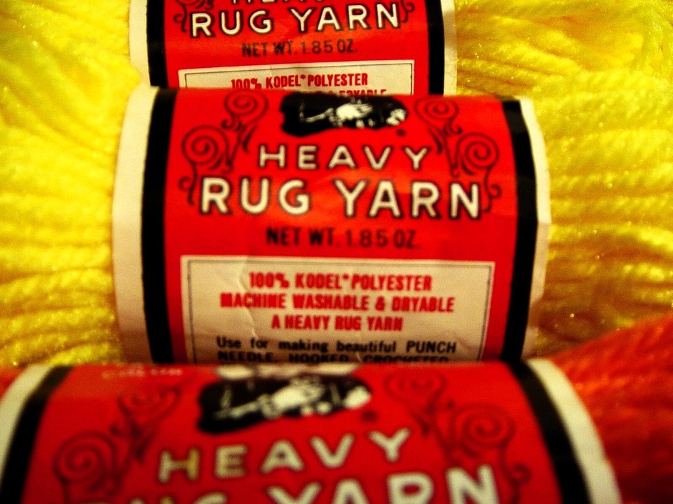 Mixed Lot Of 14 Skeins Aunt Lydia's Kodel Polyester Heavy Rug Yarn eBay