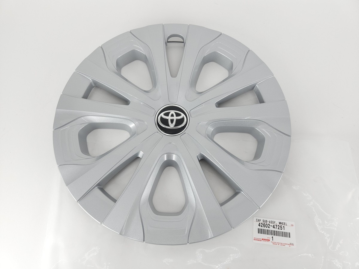 トヨタ 15インチ ホイールカバー 42602-47251 Genuine OEM Toyota 42602-47251 Wheel Cover Hubcap (1) 2019-2022