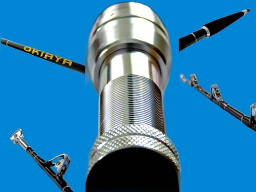 OKIAYA COMPOSIT 150-200LB “Marlin Mangler Series Saltwater Big Game Roller Rod - Picture 3 of 11