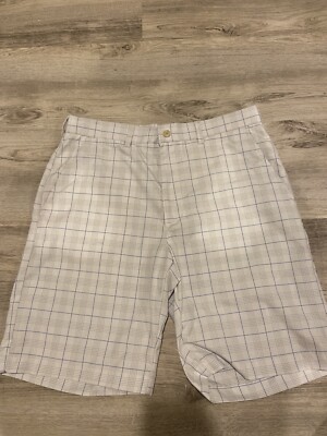 Ben Hogans Mens Performance Golf Shorts W/ Stretch Waistband Black Size 34