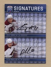 2008-09 Be a Player Signatures Dual Kyle Turris & Peter Mueller Autograph