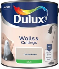 Dulux Emulsion Paint Matt or Silk All Colours 2.5L Walls & Ceiling