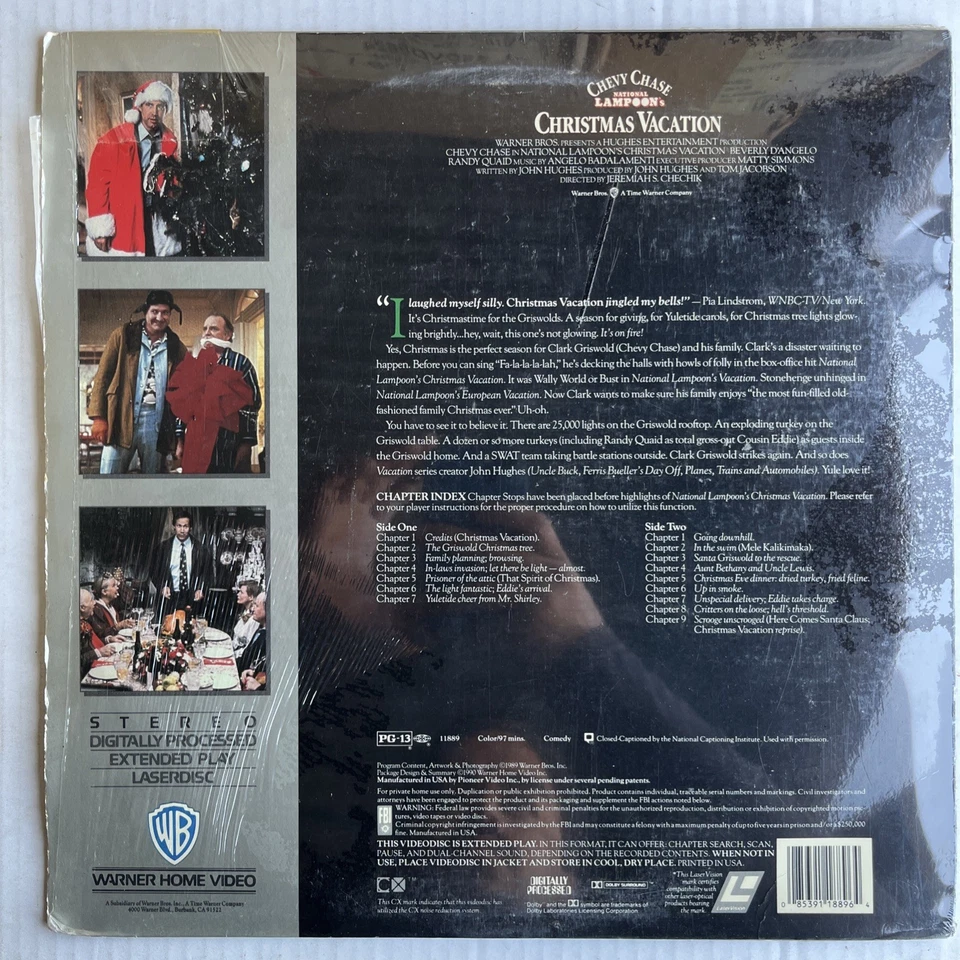 Christmas Vacation National Lampoon's Laserdisc - Image 2 of 2