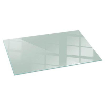 Hitzebeständiger Kamin Glas Schutz, Schützt Ihre Böden Hellgrün 100x50 cm