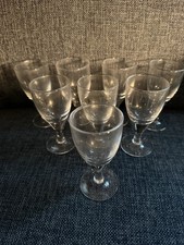 Clear Glass Cordial Short Stem Glasses Toasting Cups 4” - Set Of 8