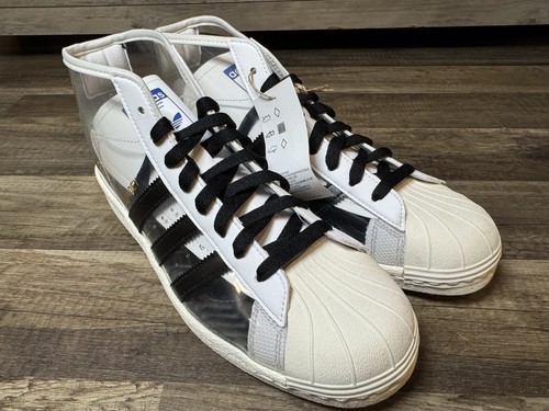 Adidas Men’s Size 9 Blondey McCoy x Pro Model ADV Clear See Thru Sneakers Shoes - Picture 6 of 15