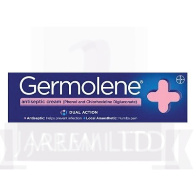 GERMOLENE - Antiseptische Creme Dual Action mit lokalen 30g