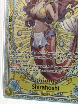 Shirahoshi OP11 Super Rare Foil Alternate Art EB01-057 PSA 10 alt