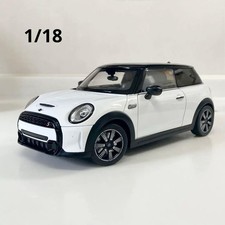 Mini Cooper S 1/18 White Black Minicar