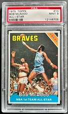 1975 Topps Bob McAdoo All-Star #10 PSA 9 Mint Buffalo Braves HOF