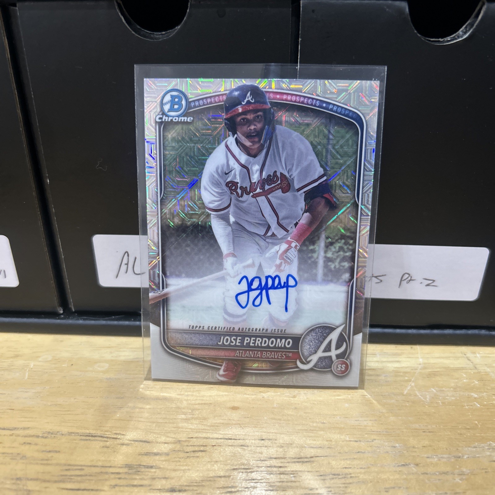 2025 Bowman - Chrome Prospect Mega Box Autographs Jose Perdomo #BMA-JP (RC)