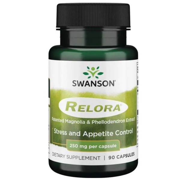 Swanson, Relora 250Mg Stress – Appetitkontrolle 90 Kapseln Super Preis-image