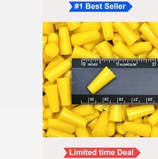 Silicone Rubber Plugs 1/4 x 3/8 Inch Tapered Stoppers 50 Pack Powder Coating
