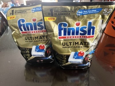 Finish Powerball Dishwasher Detergent 52ct Each