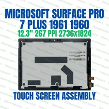 Microsoft Surface Pro 7 Plus 1960 1961 LCD Display Touch Screen Assembly