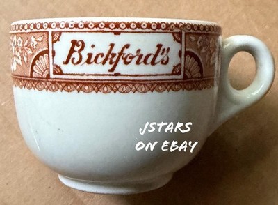 1920s BICKFORD'S CAFETERIA SCAMMELL CHINA RESTAURANT WARE TUDOR ROSE COFFEE CUP