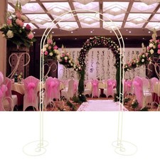 7.5Ft Lightweight Metal Arch Wedding Garden Bridal Party Arbor Arches Prom Decor