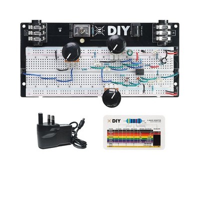CopperSound Pedale zum Selbermachen Cir-Kit Komponenten und Breadboard Produktbündel (weicher Clip Over...