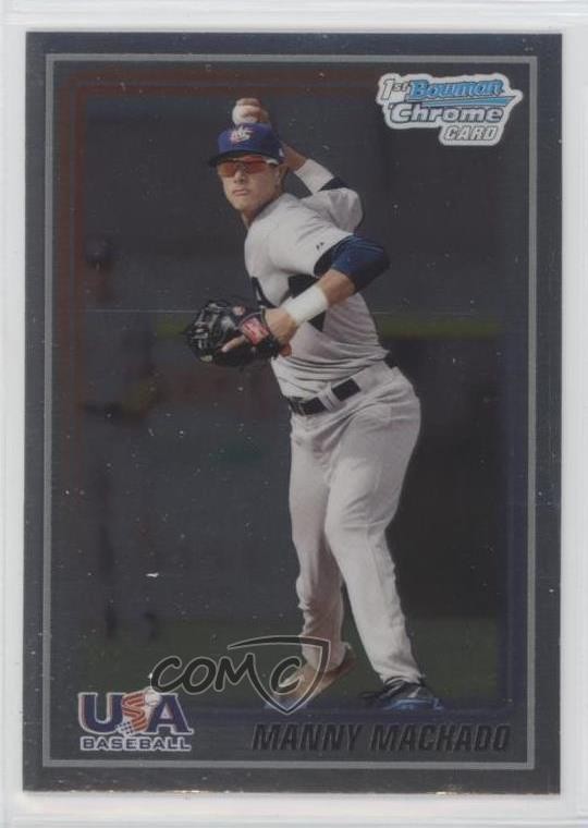 2010 Bowman Chrome 18U USA Team Manny Machado #USA18-BC10 tp9