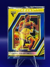 2022-23 Flux Basketball - Jabari Smith Jr. Blue #1/99 Jersey Number JSY# Rookie