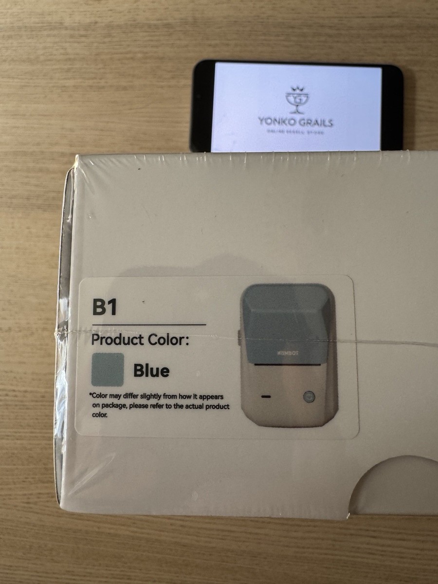 NIIMBOT B1 Bluetooth Label Maker With 2 Rolls Of Tape - Portable Sticker Printer For Home & Office