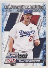 2021 Topps Opening Day Outstanding Opening Days Clayton Kershaw #OOD-9 0mm5