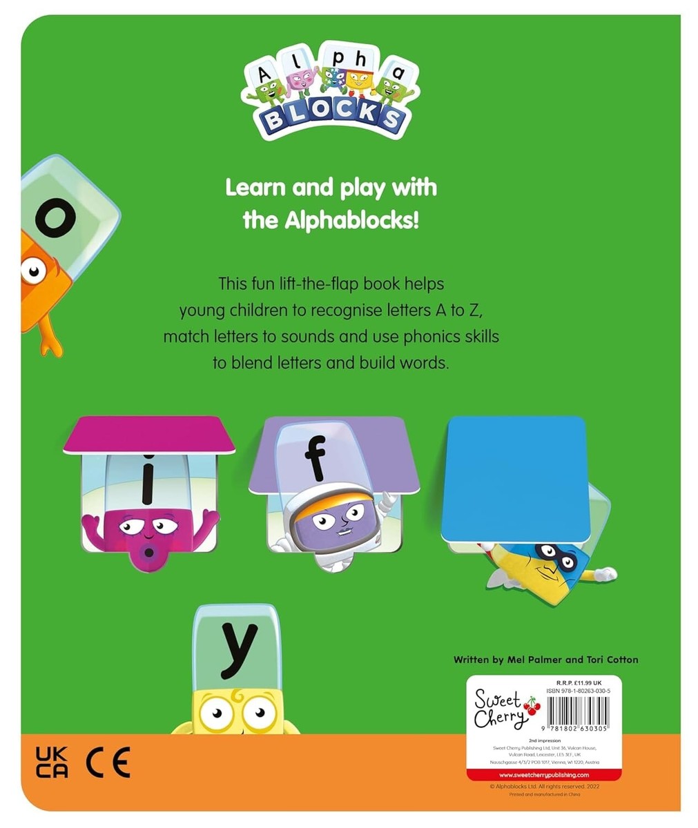 Alphablocks A-Z Phonics Activities: A Lift the Flap Book by Sweet