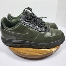 Nike Hombre Lunar Force 1 Duckboot Bajo Sequoya Verde Todo Clima Tenis Talla 11