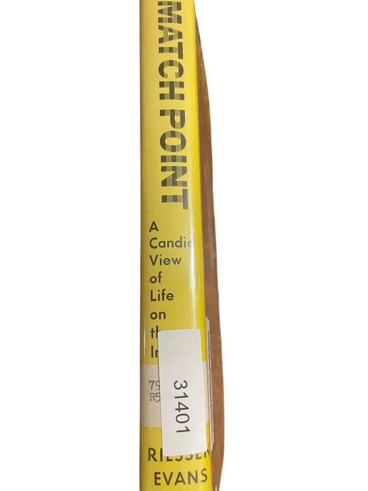 Match Point Marty Riessen Richard Evans 1973 Tennis Nonfiction Prentice-Hall Foto 2 de 4