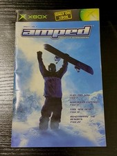 Amped Snowboarding Xbox 2002 ORIGINAL Manual/Booklet ONLY Microsoft Authentic VG