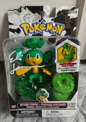 ELI JAMES - POKEMON: ATTACK FIGUR Stimme von PANSAGE.COA.In Per.RAR! 4,5''x5,5''#P17