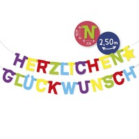 Birthday Fun Papier-Girlande ''Herzlichen GlüCkwunsch''