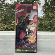 Barbie Boot Camp Doll 1999 Mattel Toy 26586 A AAFES Exclusive NIB. Sealed