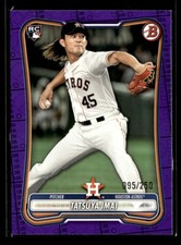 Tatsuya Imai 2026 Bowman Baseball RC Purple Pattern 095/250 Rookie [hdb4