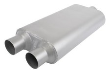 Three Chamber Performance Exhaust Muffler 2.5 Dual 2.5 Center - Vx2552 Three Chamber Performance Exhaust Muffler 2.5 Dual 2.5 Center - Vx2552