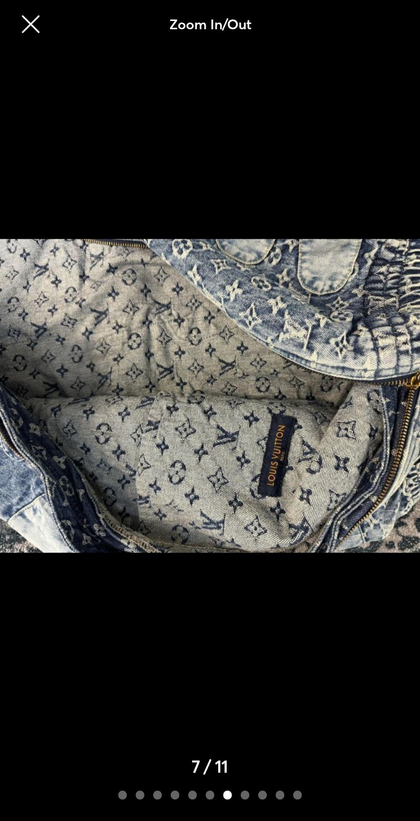 Louis Vuitton x Nigo Monogram Patchwork Denim Hoo… - image 7