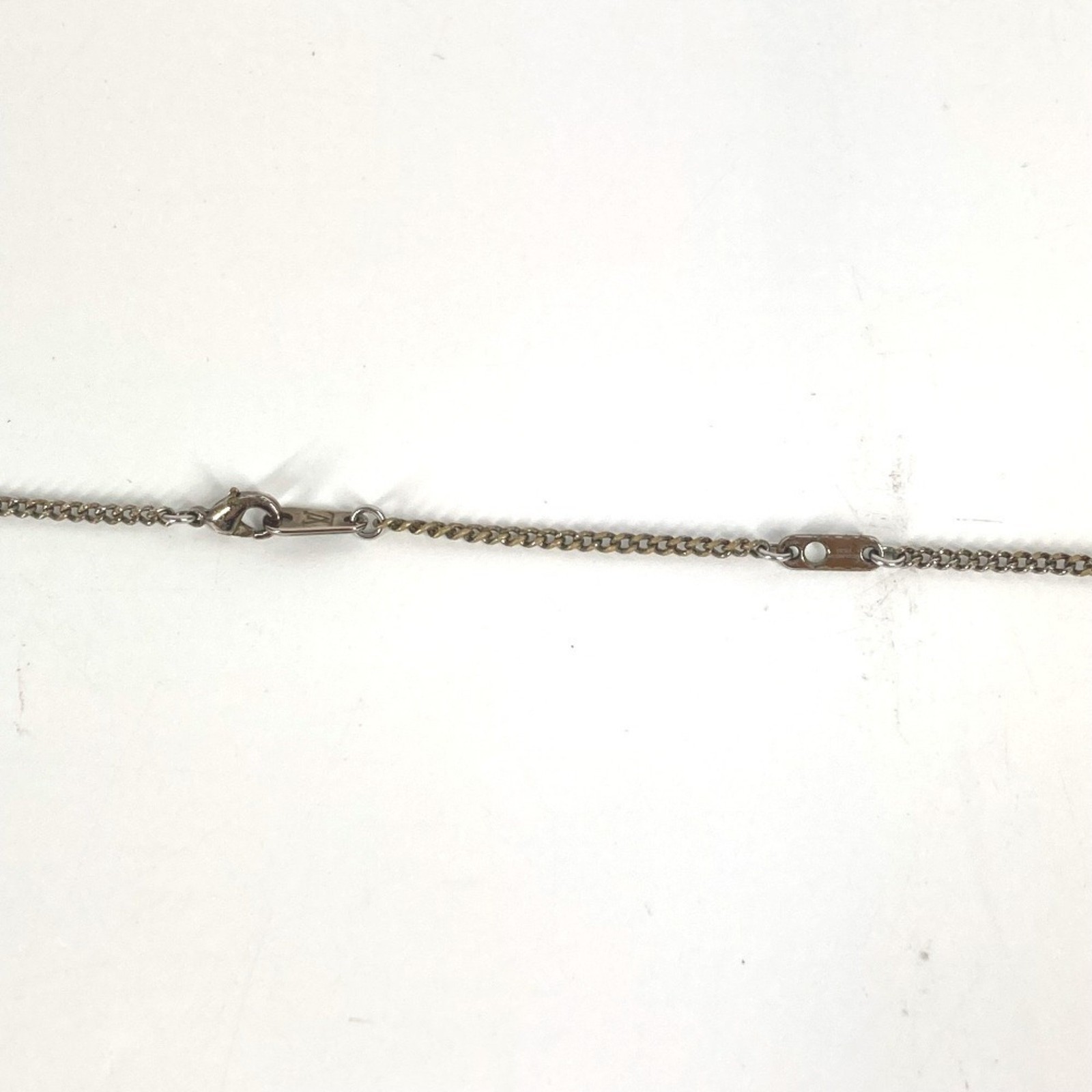 LOUIS VUITTON M63641 Monogram Eclipse Necklace Ch… - image 4