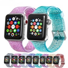 Bling Strap for Apple Watch iWatch S11 10 9 8 7 6 5 SE Ultra3 Silicone Band Belt