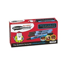 Show-me Drywipe Marker Fine Tip Black